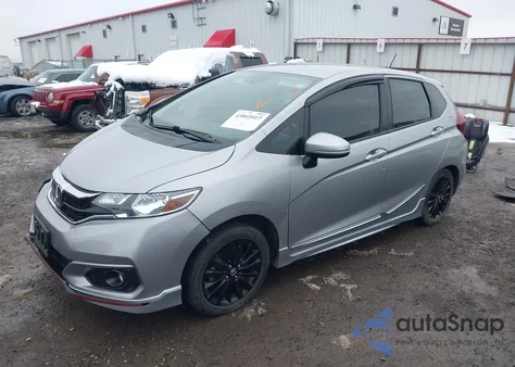 2019 Honda Fit Sport из США, поврежденный, VIN 3HGGK5H67KM700985